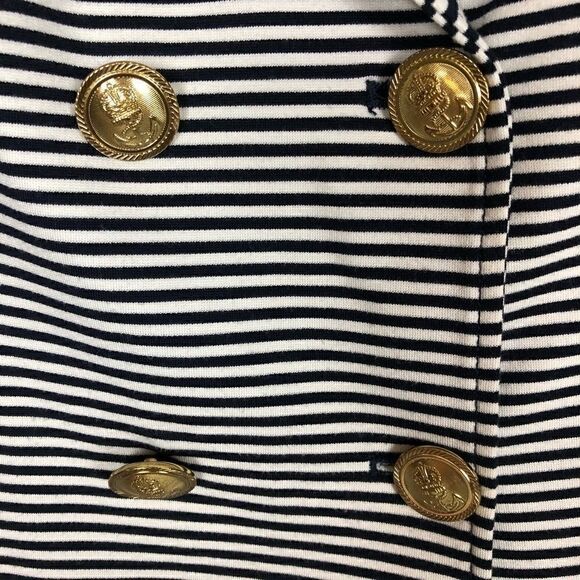 CAbi Striped Nautical Blazer- Size Small - Picture 4 of 6